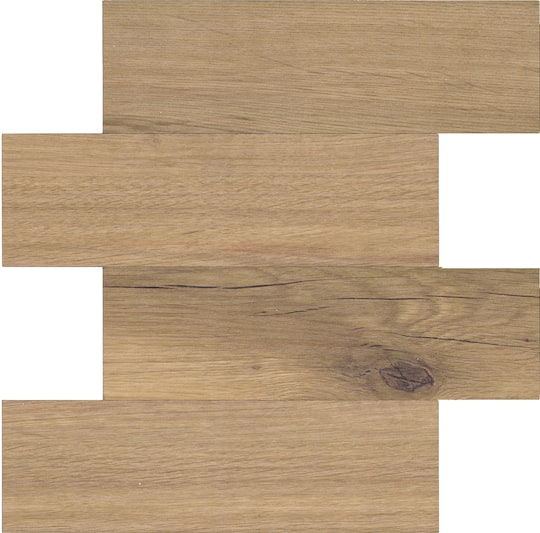 WallPops Faux Wood Natural Peel & Stick Wall Tiles